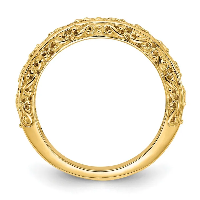 Goldia Rings 14K Yellow Gold Anniversary Band