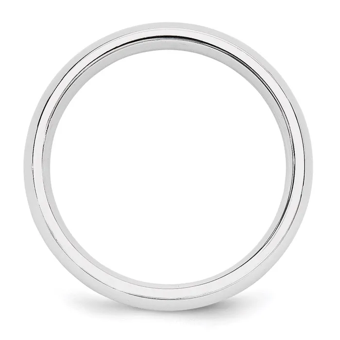 Rings Solid 14K Yellow Gold White Gold 5mm Comfort Fit MensWomens Wedding Band Ring Size 85 Goldia