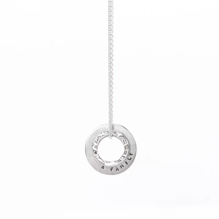 Necklaces Double Halo Necklace Andrea Waines