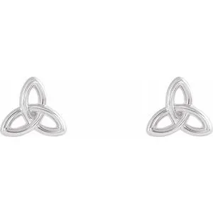 Earrings Platinum CelticInspired Trinity Earrings R17025603PSTWBC WB Choice Jewelry Earrings Platinum CelticInspired Trinity Earrings R17025603PSTWBC WB Choice Jewelry