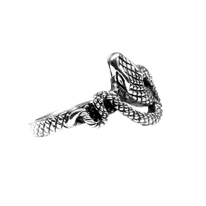 Rings Karizma Jewels Snake Style Oxidized 925 Sterling Silver Unisex Ring Rings Karizma Jewels Snake Style Oxidized 925 Sterling Silver Unisex Ring