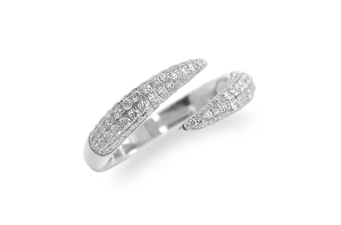 alberthern Rings Ring 18kt Gold Claw with Diamonds
