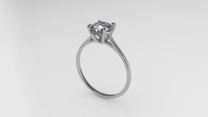14k Solitaire Ring Stt Prong Jcm 21 jewelry Rings