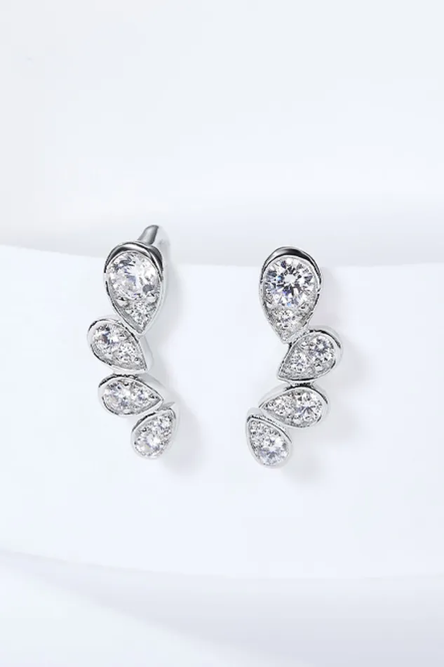 Earrings Pear Shape Moissanite Earrings Trendsi