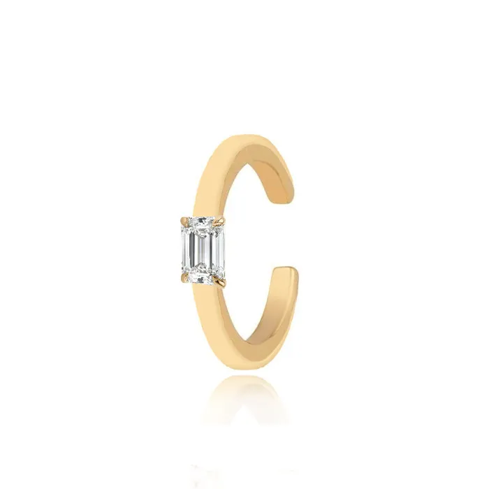 Alev Collection Mini Solitaire Gold Cuff PreStyled Sets