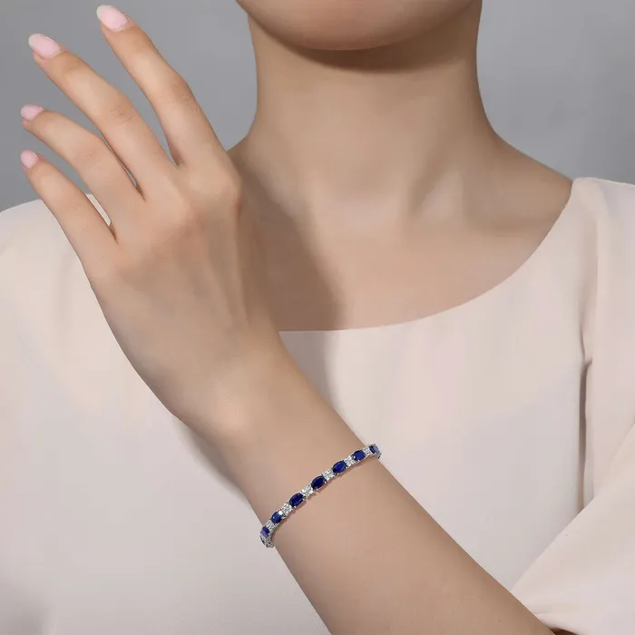 Bracelets 1020 CTW Classic Alternating Link Bracelet Lafonn