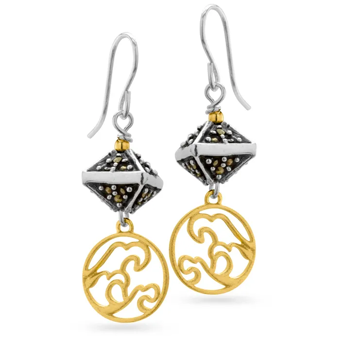 Elisa Ilana Ocean Wave Drop Earrings Earrings