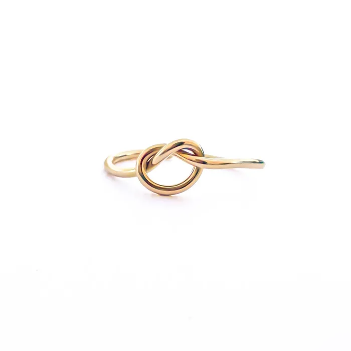 Hoops By Hand Rings Knot Toe Ring 14K Gold Filled