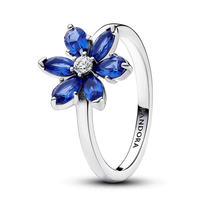 Pandora Rings Sparkling Herbarium Cluster Ring