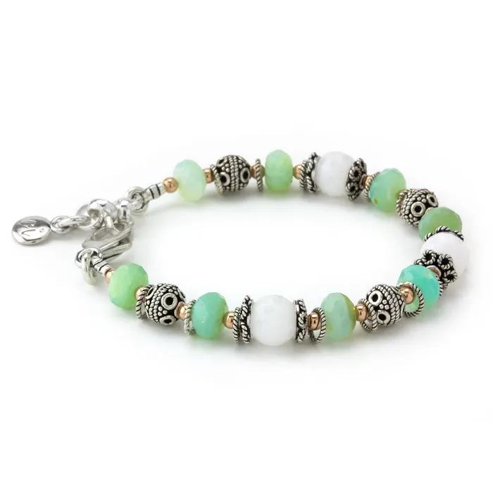 Peruvian Opal Quartzite Bracelet2403421 Elisa Ilana Bracelets