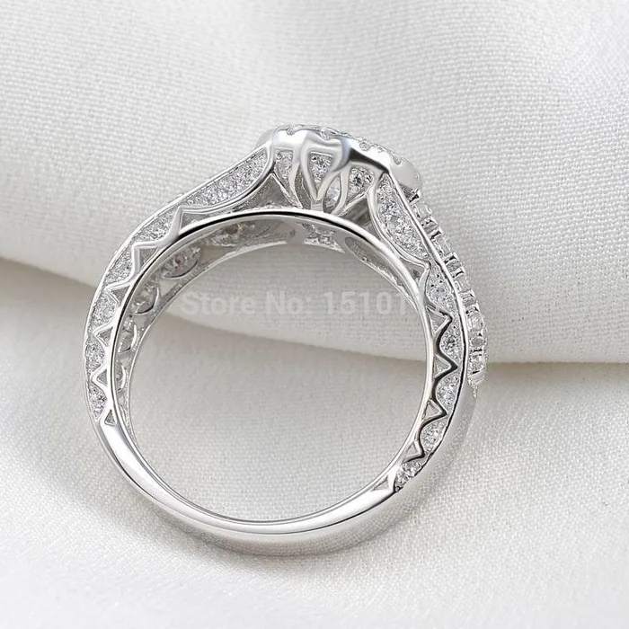 Rhodium Plated Fashion Wedding Ring For Women sparklingselections Rings Rhodium Plated Fashion Wedding Ring For Women sparklingselections Rings