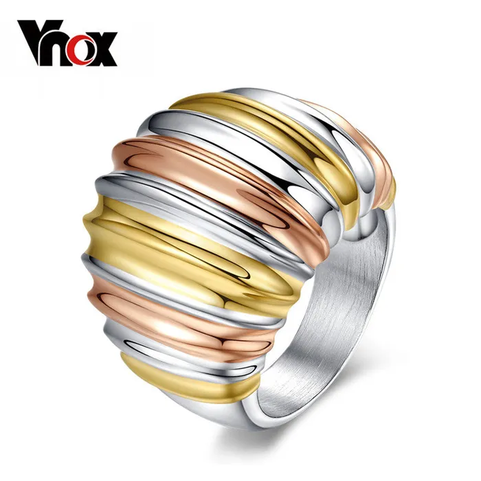 sparklingselections Rings stainless steel engagement ring for women