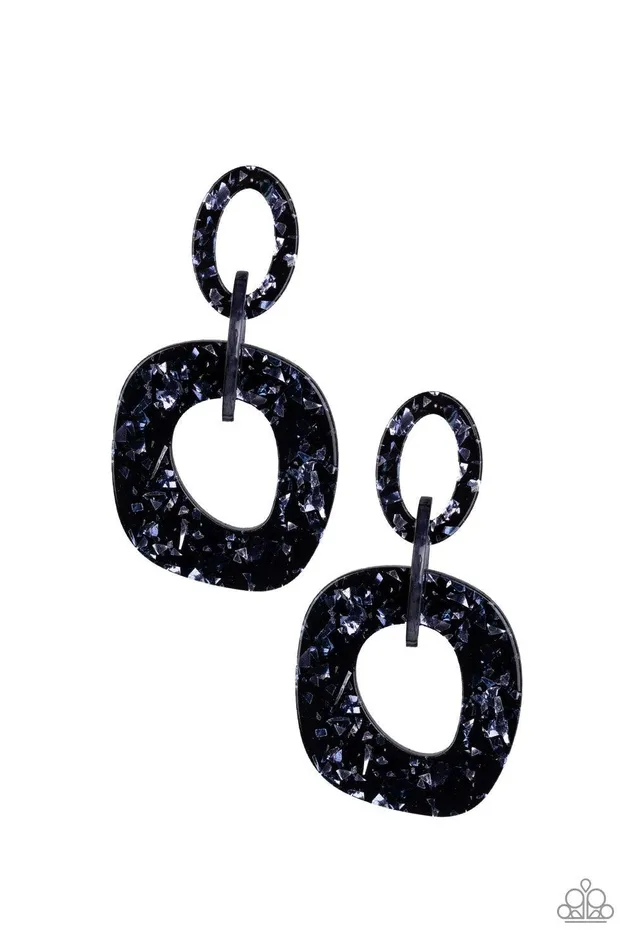 Earrings Paparazzi Accessories Confetti Congo Blue Earrings Jewelry by Bretta