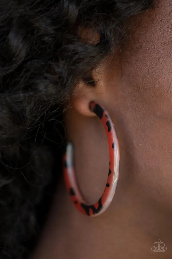 Earrings Paparazzi Accessories HAUTEBlooded Brown Earrings Jewelry by Bretta