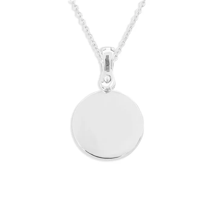 EverWith Necklaces EverWith Engraved Small Tree of Life Pawprint Memorial Pendant with Fine Crystal