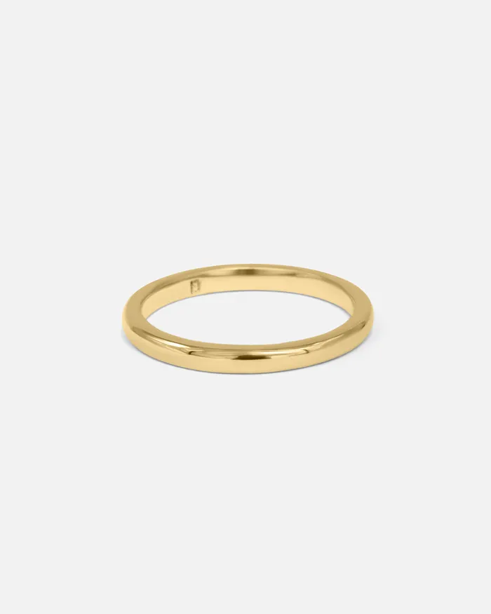 Fitzgerald Jewelry Dome Band 2mm in 14k Gold Rings