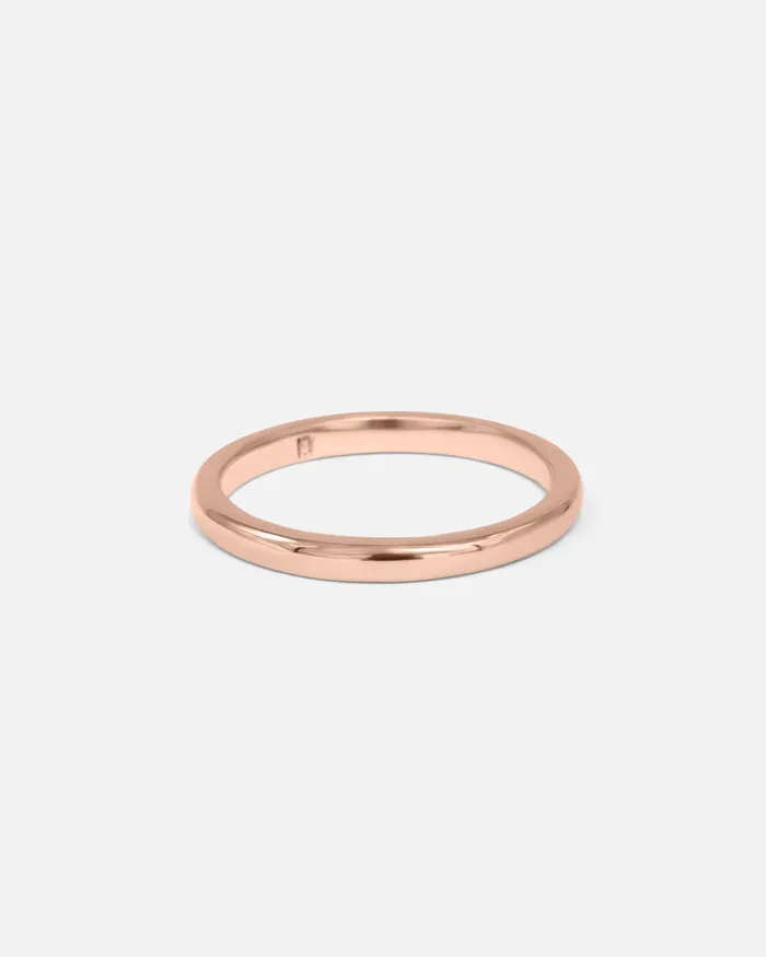 Fitzgerald Jewelry Dome Band 2mm in 14k Gold Rings