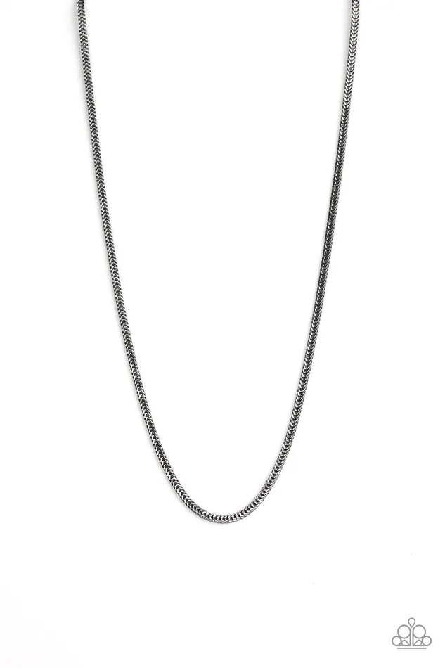 Killer Crossover Black Necklace Jewelry by Bretta Paparazzi Accessories Necklaces
