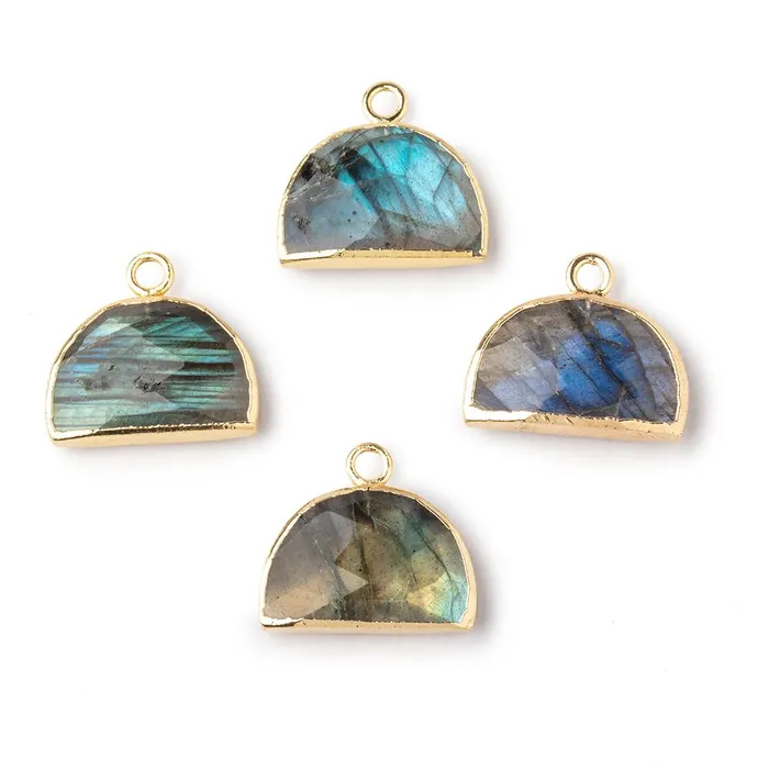 Necklaces Beadsofcambaycom 10x15mm Gold Leafed Labradorite Faceted Half Moon Focal Pendant 1 piece Necklaces Beadsofcambaycom 10x15mm Gold Leafed Labradorite Faceted Half Moon Focal Pendant 1 piece