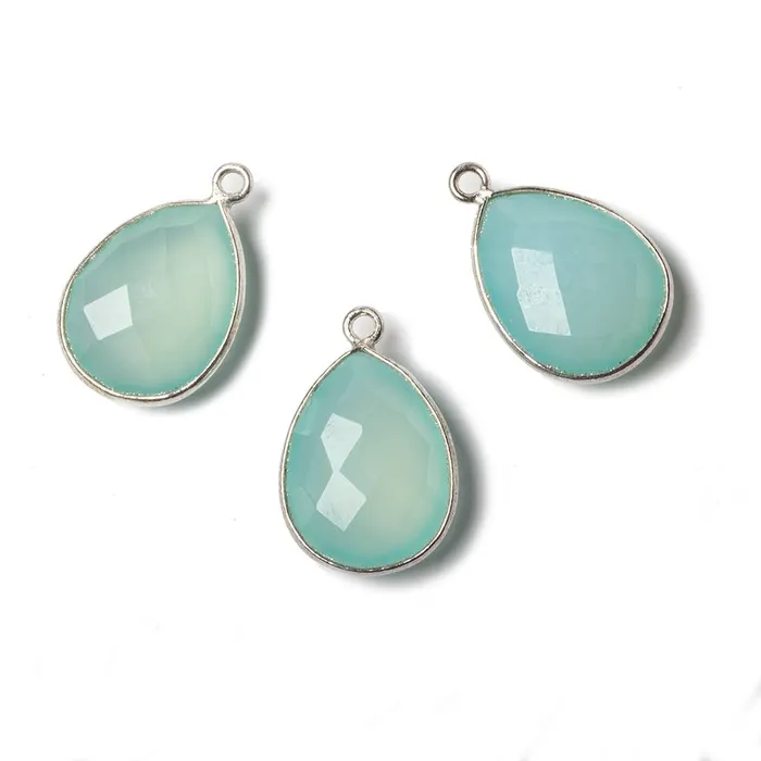 Necklaces Beadsofcambaycom 19x16mm Silver Bezel Aqua Chalcedony Pear Pendant 1 piece Necklaces Beadsofcambaycom 19x16mm Silver Bezel Aqua Chalcedony Pear Pendant 1 piece