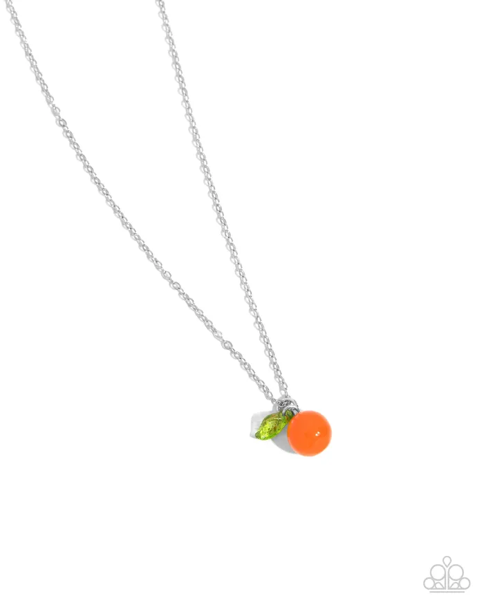 Paparazzi Accessories Necklaces Orange Opulence Orange Necklace Jewelry by Bretta