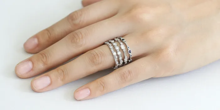 Rings Hiroyo Melee 31 White Diamond Ring