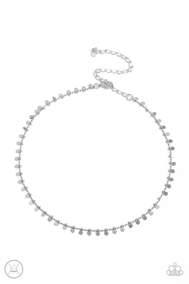 Spotlight Spunk Silver Necklace Jewelry by Bretta Paparazzi Accessories Necklaces